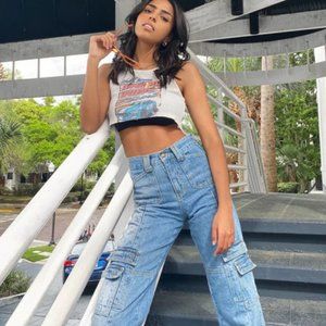 Lioness Stacey Jeans in Denim Blue